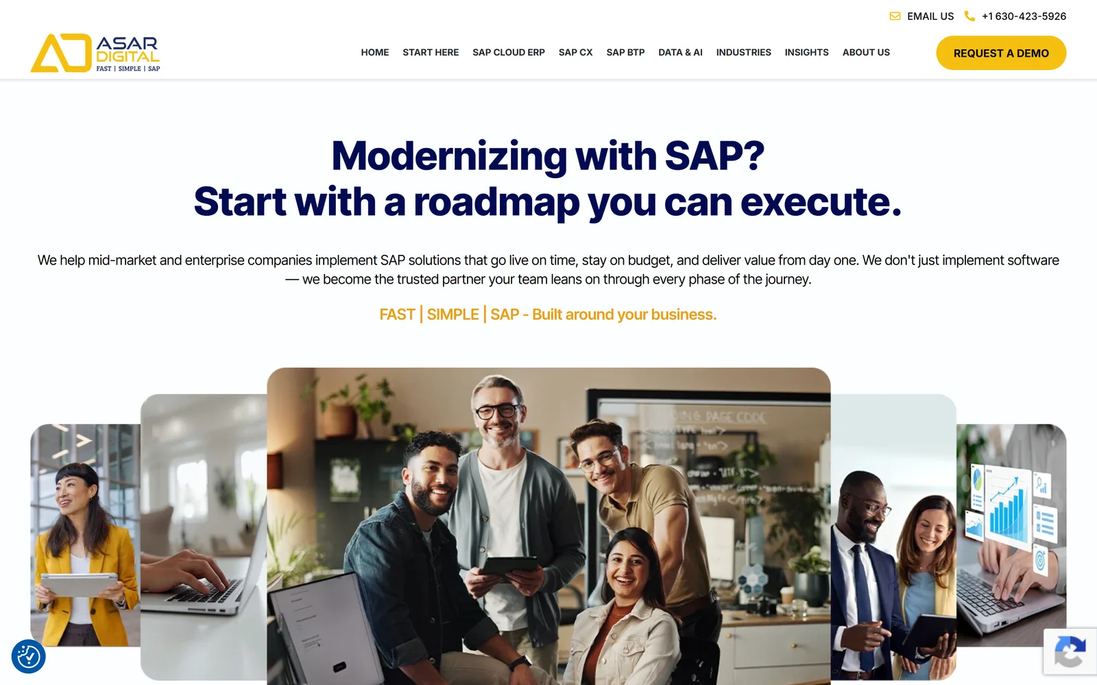 Asar Digital website
