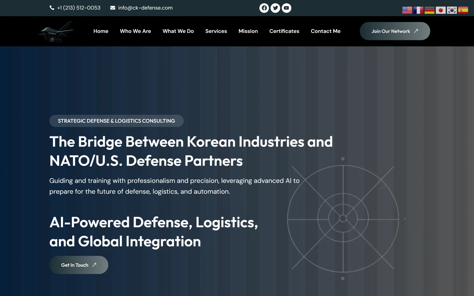 CK Defense website