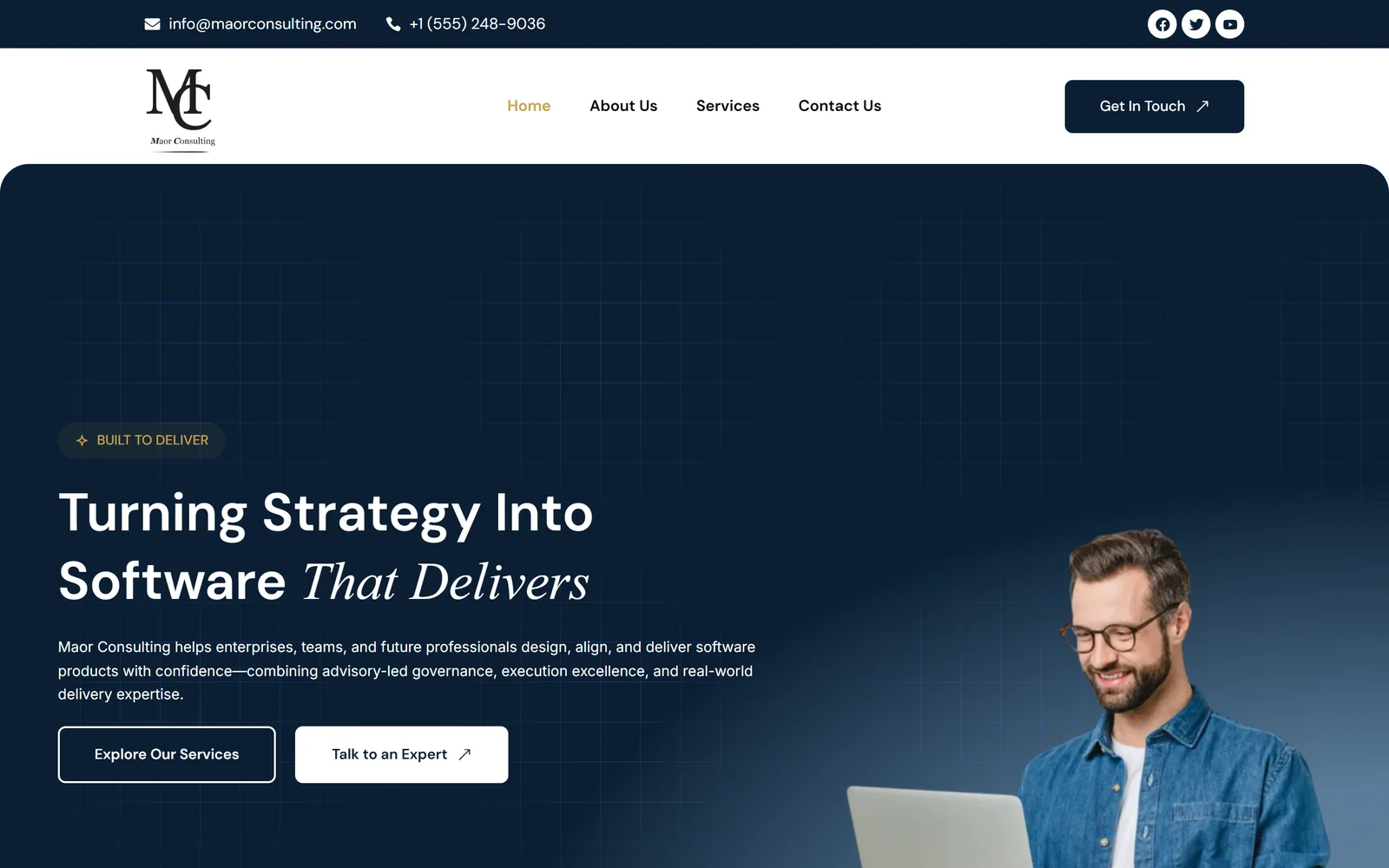 Maor Consulting website