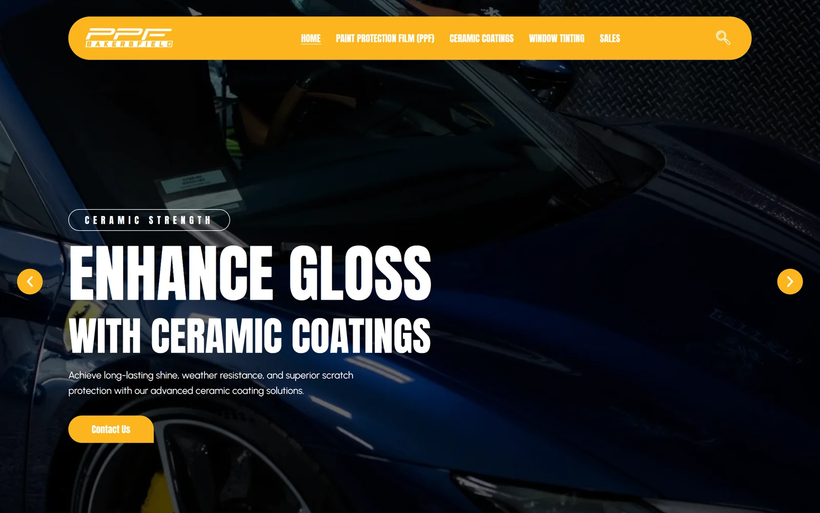 PPF Bakersfield website
